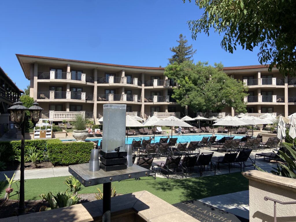 langham huntington hotel pool